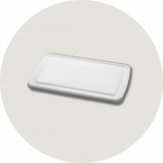 Großes Schneidebrett mit Saftrillen